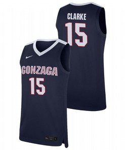 Brandon Clarke 15 Gonzaga Bulldogs College Basketball Men Jersey - Navy