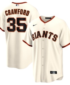 Brandon Crawford San Francisco Giants Home Replica Player Name Jersey Cream Mlb