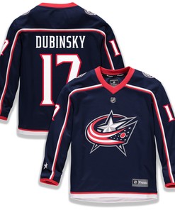 Brandon Dubinsky Columbus Blue Jackets Fanatics Branded Home Replica Player Jersey - Navy Nhl