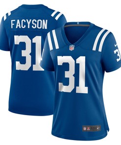 Brandon Facyson Indianapolis Colts Womens Player Game Jersey - Royal Nfl