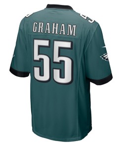 Brandon Graham 55 Philadelphia Eagles Game Jersey - Midnight Green
