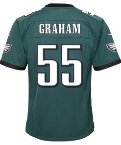 Brandon Graham 55 Philadelphia Eagles Super Bowl LVII Champions 2 Stars 2 Stars Youth Game Jersey - Black