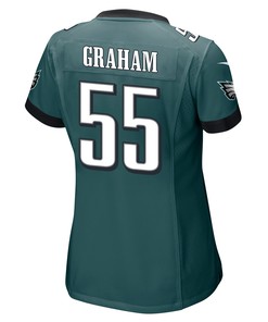 Brandon Graham 55 Philadelphia Eagles Super Bowl LVII Champions Women Game Jersey - Midnight Green