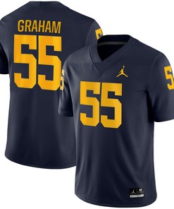 Brandon Graham Michigan Wolverines Jordan Brand Game Jersey - Navy Ncaa