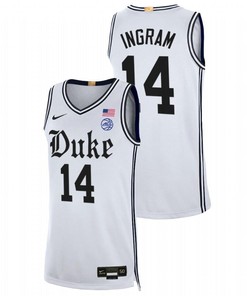 Brandon Ingram 14 Duke Blue Devils 2023 Alumni Limited The Brotherhood Men Jersey - White