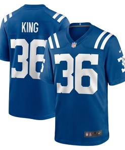 Brandon King Indianapolis Colts Player Game Jersey - Royal Nfl