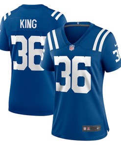 Brandon King Indianapolis Colts Women's Player Game Jersey - Royal