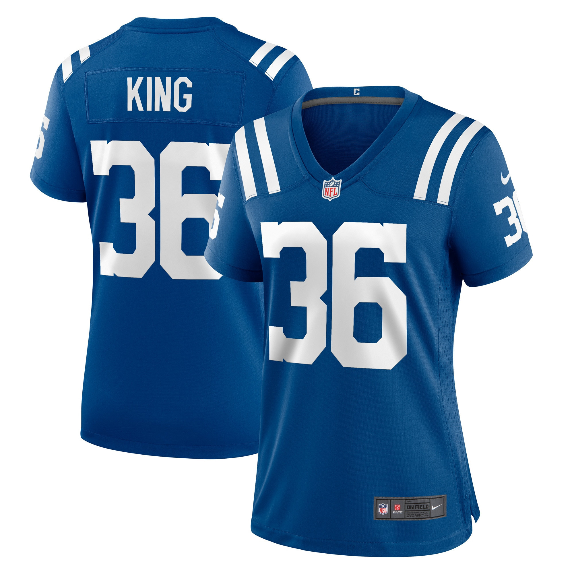 Brandon King Indianapolis Colts Womens Player Game Jersey - Royal Nfl