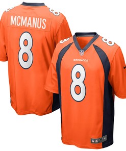 Brandon Mcmanus Denver Broncos Game Jersey - Orange Nfl