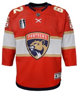 Brandon Montour 62 Florida Panthers Youth 2023 Stanley Cup Final Home Jersey - Red