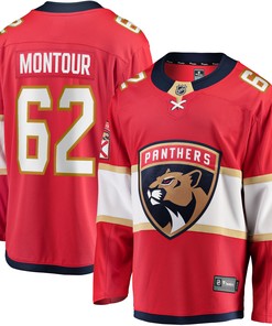 Brandon Montour Florida Panthers Fanatics Branded Home Breakaway Player Jersey - Red Nhl