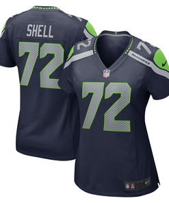 Brandon Shell Seattle Seahawks Womens Game Jersey - College Navy Nfl