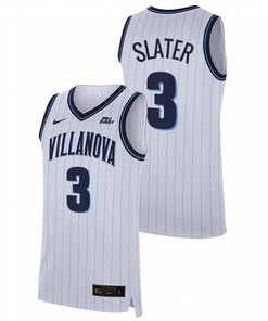 Brandon Slater 3 White Villanova Wildcats 2023 Home College Basketball Jersey