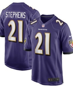 Brandon Stephens Baltimore Ravens Game Jersey - Purple Nfl
