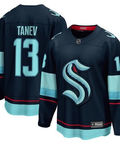 Brandon Tanev Seattle Kraken Fanatics Branded Home Premier Breakaway Player Jersey - Deep Sea Blue Nhl
