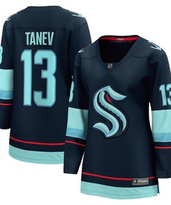 Brandon Tanev Seattle Kraken Fanatics Branded Womens Home Premier Breakaway Player Jersey - Deep Sea Blue Nhl