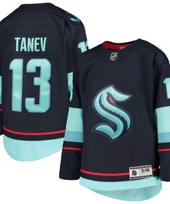 Brandon Tanev Seattle Kraken Home Premier Player Jersey - Deep Sea Blue Nhl