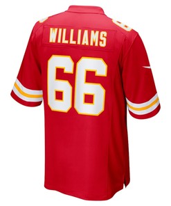 Brandon Williams 66 Kansas City Chiefs Home Game Player Jersey - Red