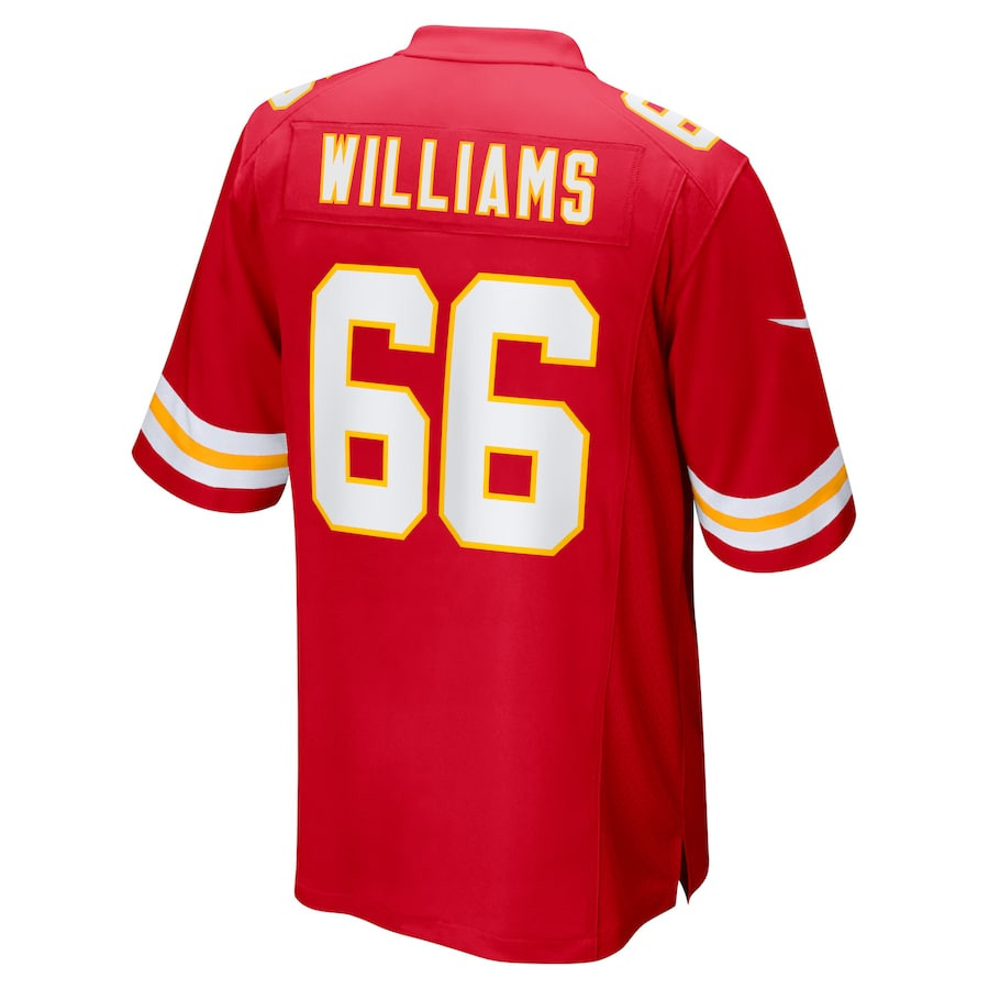 Brandon Williams 66 Kansas City Chiefs Home Game Player Jersey - Red