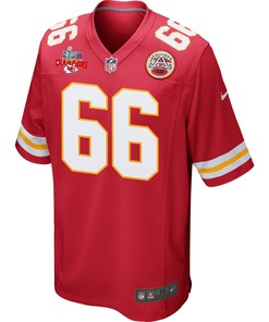 Brandon Williams 66 Kansas City Chiefs Super Bowl LVII Champions 3 Stars Men Game Jersey - Red