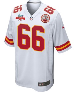 Brandon Williams 66 Kansas City Chiefs Super Bowl LVII Champions 3 Stars Men Game Jersey - White
