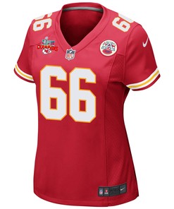 Brandon Williams 66 Kansas City Chiefs Super Bowl LVII Champions 3 Stars Women Game Jersey - Red