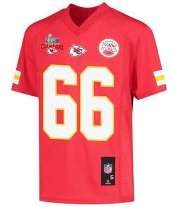 Brandon Williams 66 Kansas City Chiefs Super Bowl LVII Champions 3 Stars Youth Game Jersey - Red