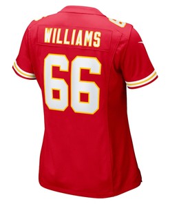 Brandon Williams 66 Kansas City Chiefs Women's Home Game Player Jersey - Red
