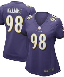 Brandon Williams Baltimore Ravens Womens Game Jersey - Purple Nfl