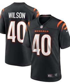 Brandon Wilson 40 Cincinnati Bengals Game Jersey - Black