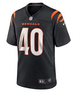 Brandon Wilson 40 Cincinnati Bengals Game Jersey - Black