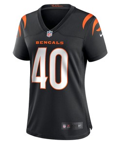Brandon Wilson 40 Cincinnati Bengals Women's Game Jersey - Black
