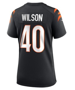 Brandon Wilson 40 Cincinnati Bengals Women's Game Jersey - Black