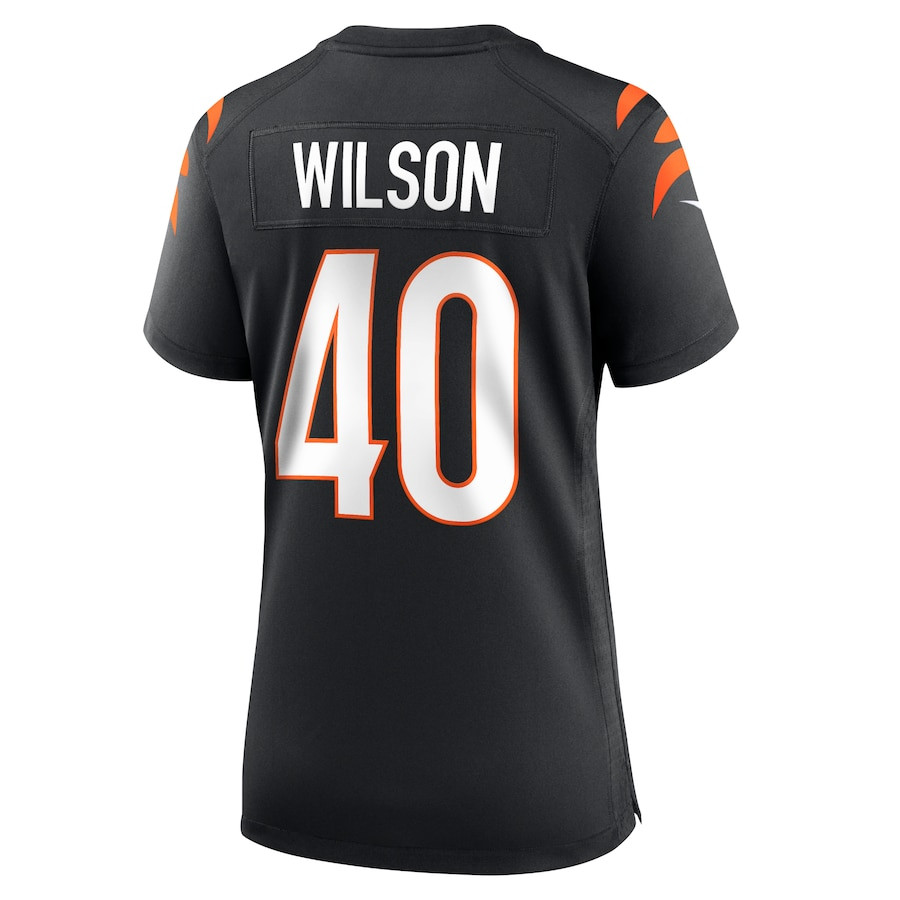 Brandon Wilson 40 Cincinnati Bengals Women's Game Jersey - Black