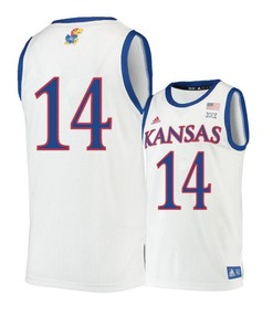 Brannen Greene 14 Kansas Jayhawks Basketball Men Jersey - Beige
