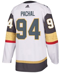 Brayden Pachal 94 Vegas Golden Knights Stanley Cup 2023 Champions Patch Away Breakaway Men Jersey - White