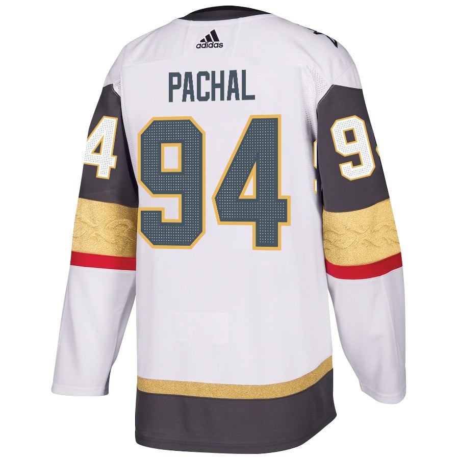 Brayden Pachal 94 Vegas Golden Knights Stanley Cup 2023 Final Patch Away Breakaway Men Jersey - White