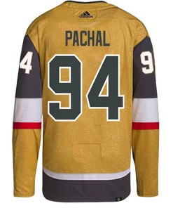 Brayden Pachal 94 Vegas Golden Knights Stanley Cup 2023 Final Patch Home Breakaway Men Jersey - Gold