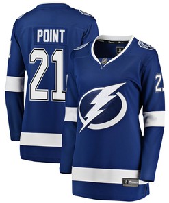 Brayden Point Tampa Bay Lightning Fanatics Branded Womens Home Premier Breakaway Player Jersey - Blue Nhl