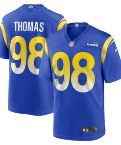 Brayden Thomas Los Angeles Rams Game Player Jersey - Royal