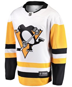 Brayden Yager #29 Pittsburgh Penguins 2023 NHL Draft Away Men Jersey - White/Yellow