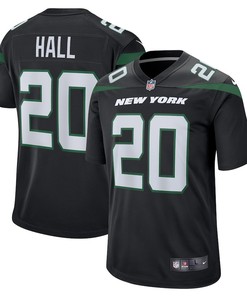 Breece Hall 20 New York Jets Alternate Game Player Jersey - Stealth Black