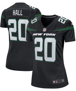 Breece Hall 20 New York Jets Women's Alternate Game Player Jersey - Stealth Black
