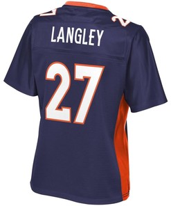 Brendan Langley Denver Broncos Nfl Pro Line Womens Alternate Player Jersey - Navy