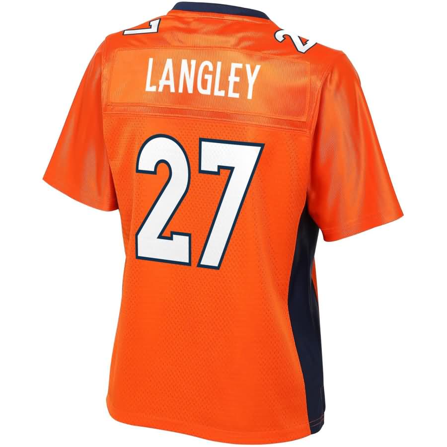 Brendan Langley Denver Broncos Nfl Pro Line Womens Team Color Player Jersey - Orange