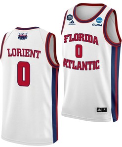 Brenen Lorient 0 FAU Owls 2023 Final Four Basketball Men Jersey- White