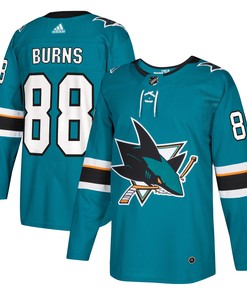 Brent Burns San Jose Sharks Adidas Authentic Player Jersey - Teal Nhl