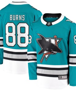 Brent Burns San Jose Sharks Fanatics Branded 30th Anniversary Premier Breakaway Player Jersey - Teal Nhl