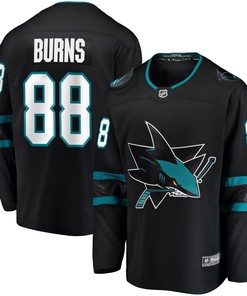 Brent Burns San Jose Sharks Fanatics Branded Alternate Breakaway Player Jersey - Black Nhl