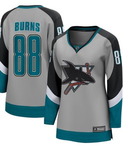Brent Burns San Jose Sharks Fanatics Branded Womens 2020/21 Special Edition Breakaway Player Jersey - Gray Nhl